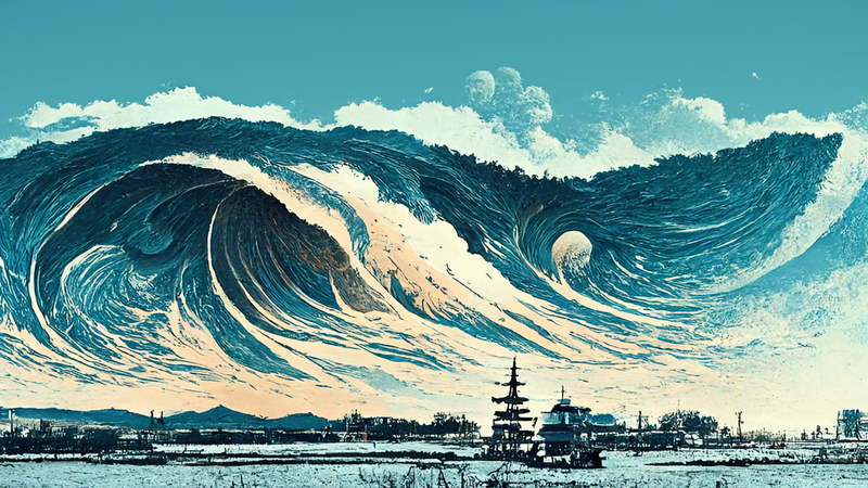 Kohji Asakawa hokusai japan wave space ship 1c2b871e 0399 4034 9362 c749d2ff8893