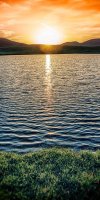 草千里ヶ浜の朝日3